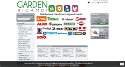 Desktop Screenshot of gardenricambi.com